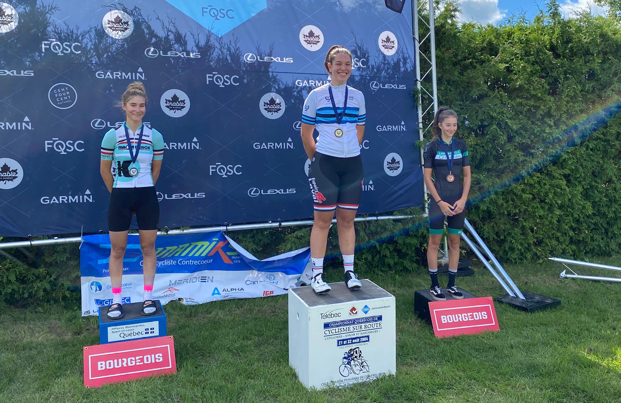 2020 - Pénélope Primeau remporte l'or aux Championnats québécois sur route