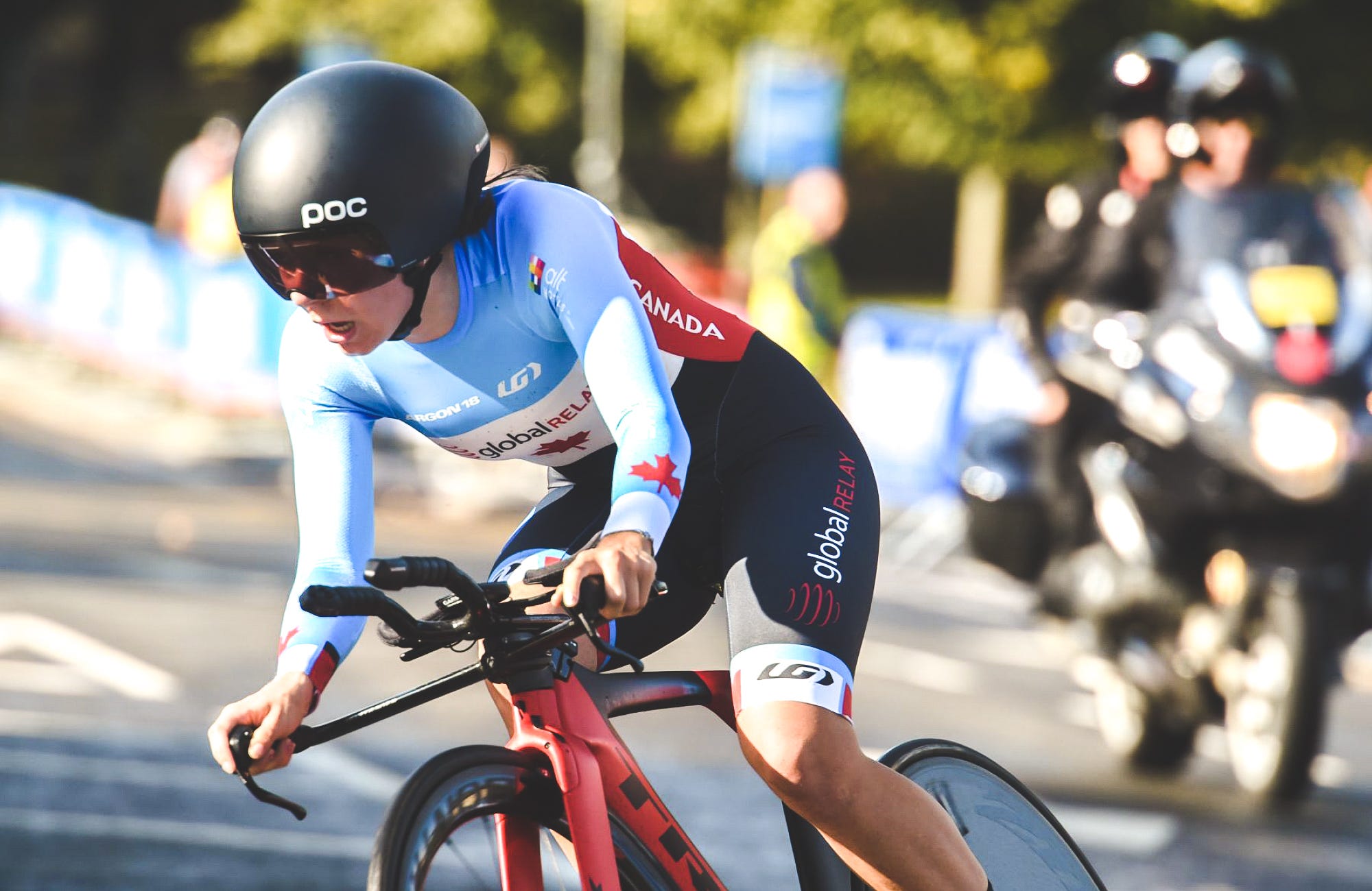 2019 - Camille Primeau aux Championnats du monde de cyclisme