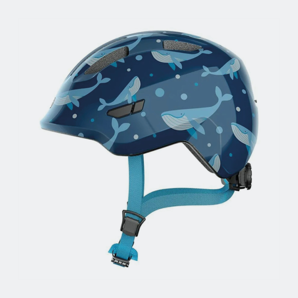 Casque pour enfant bleu baleine Abus Smiley 3.0