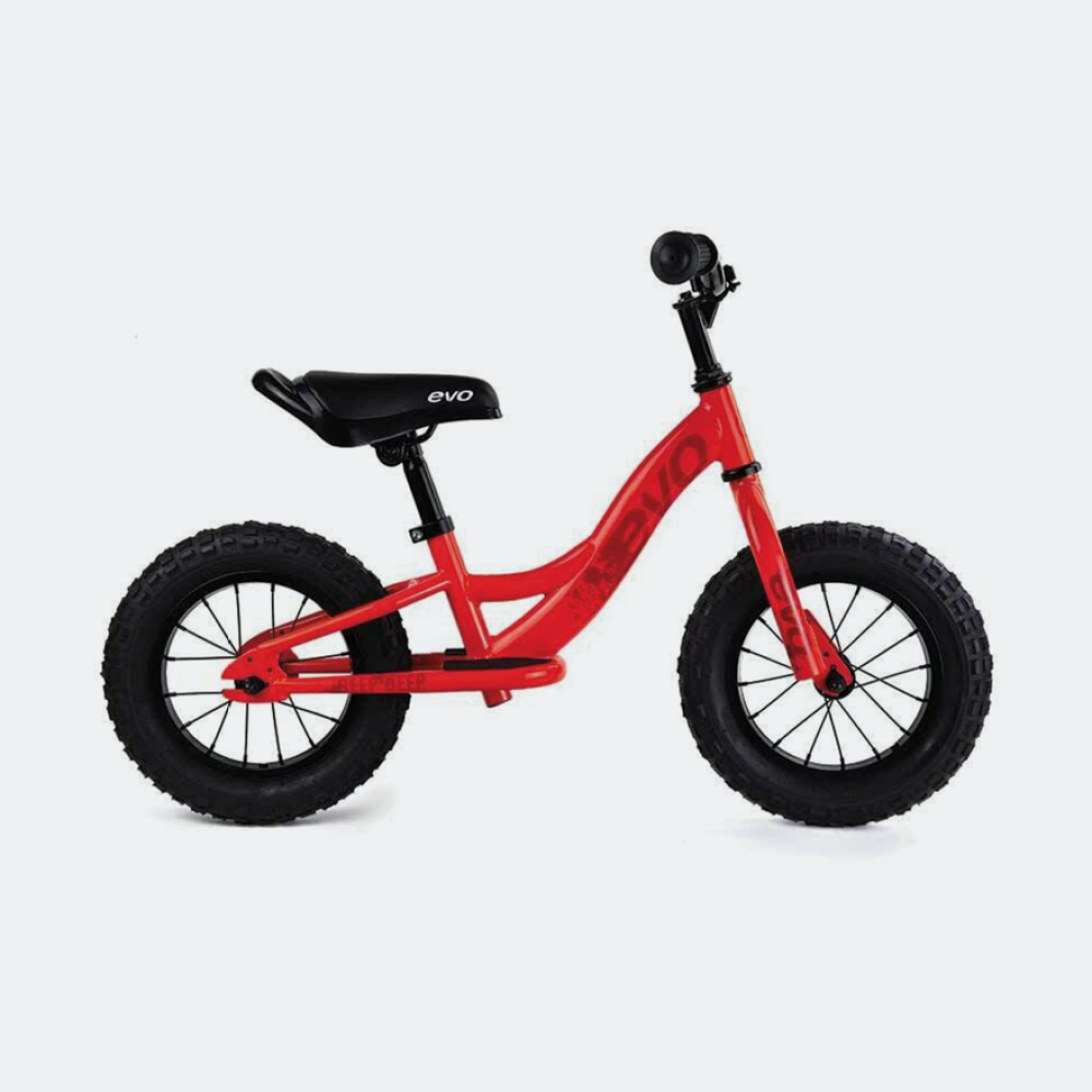 Vélo pour enfant 12 pouces rouge sans pédales Evo Beep Beep